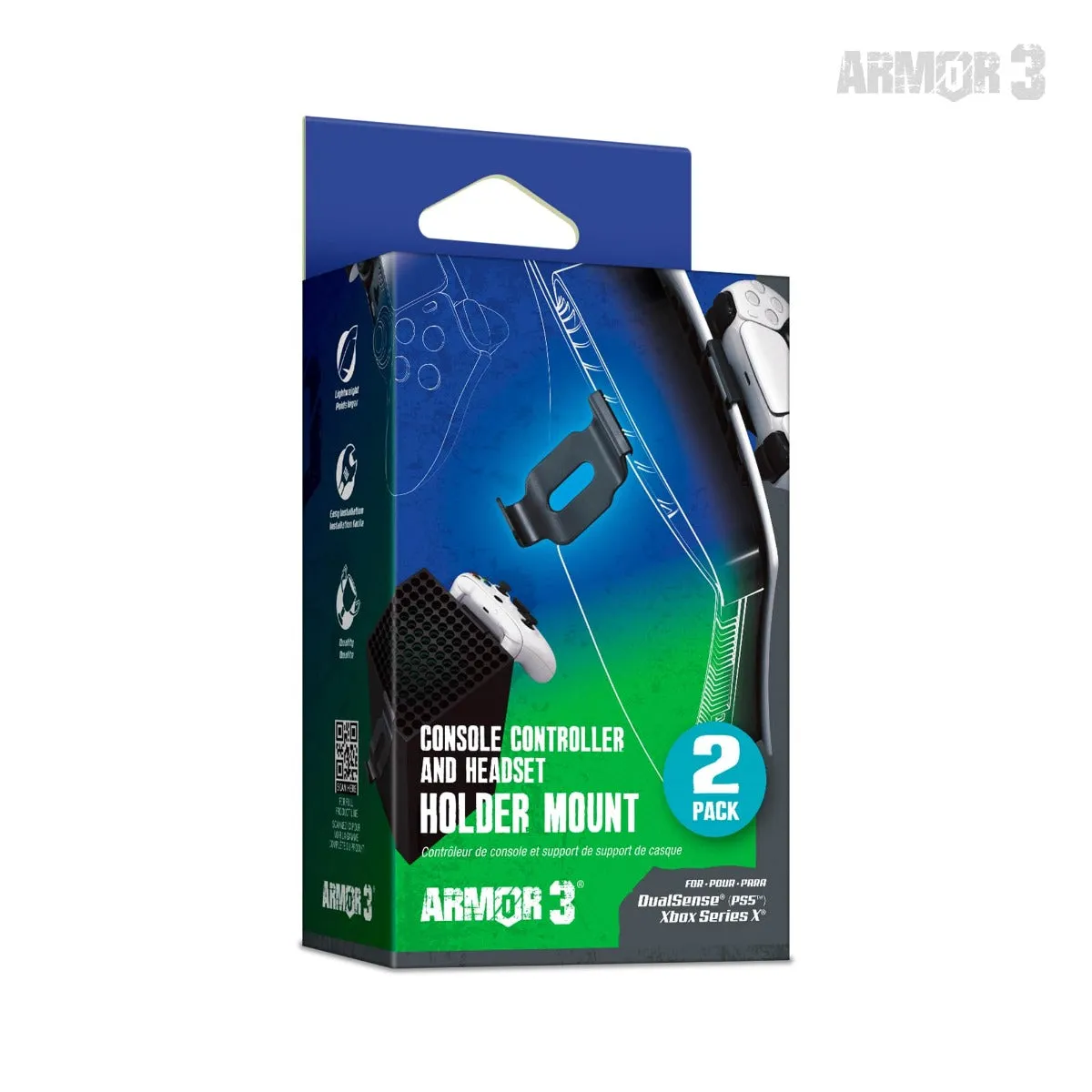 Hyperkin controller- en headset houder 2 stuks PS5 Xbox