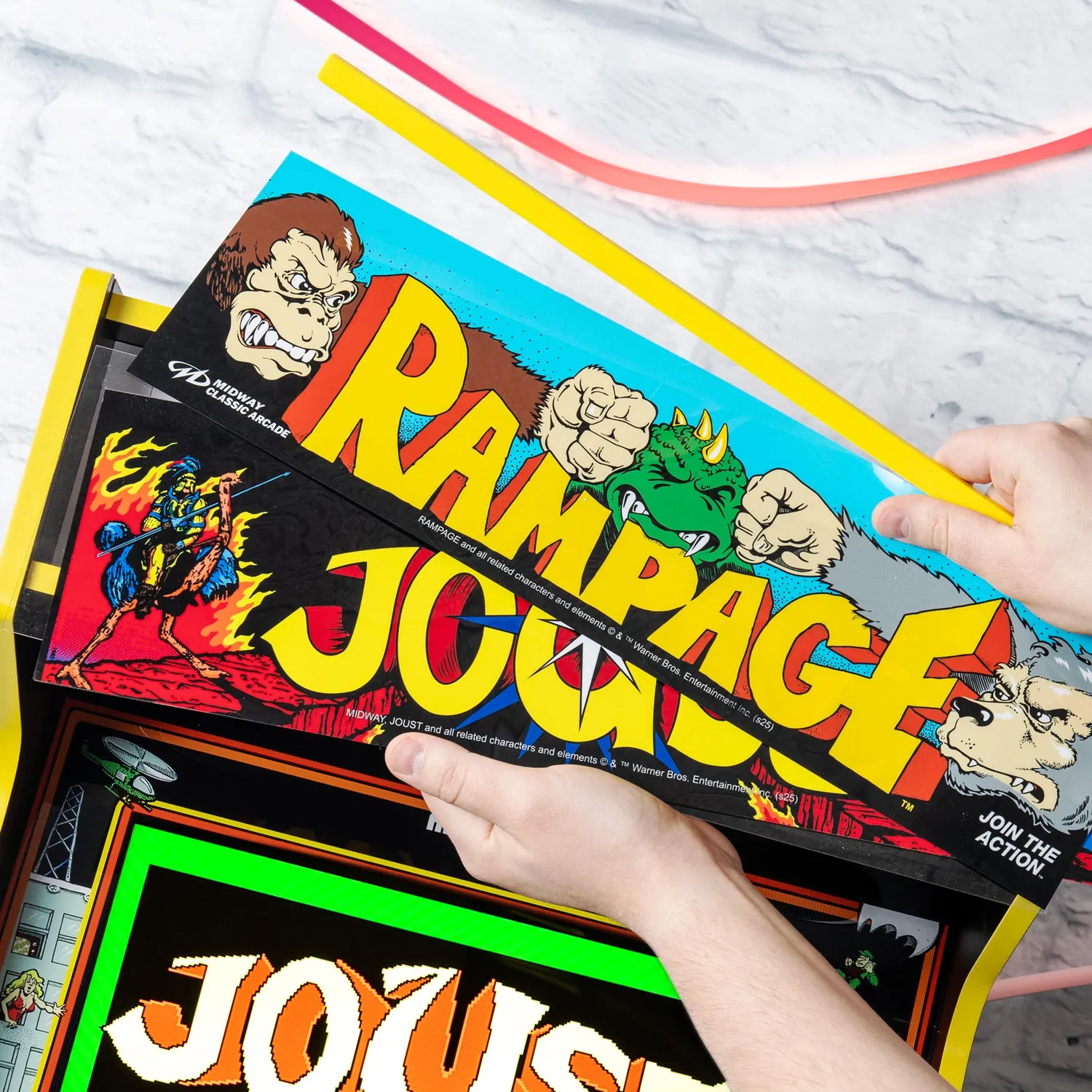 Arcade1Up Joust Rampage Deluxe arcadekast 14 games wifi