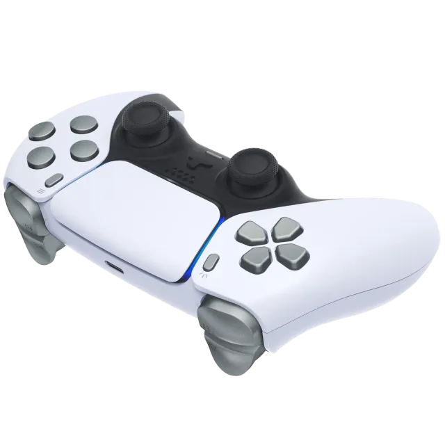 Clever Gaming Metallic Steel Gray button kit controller knoppen