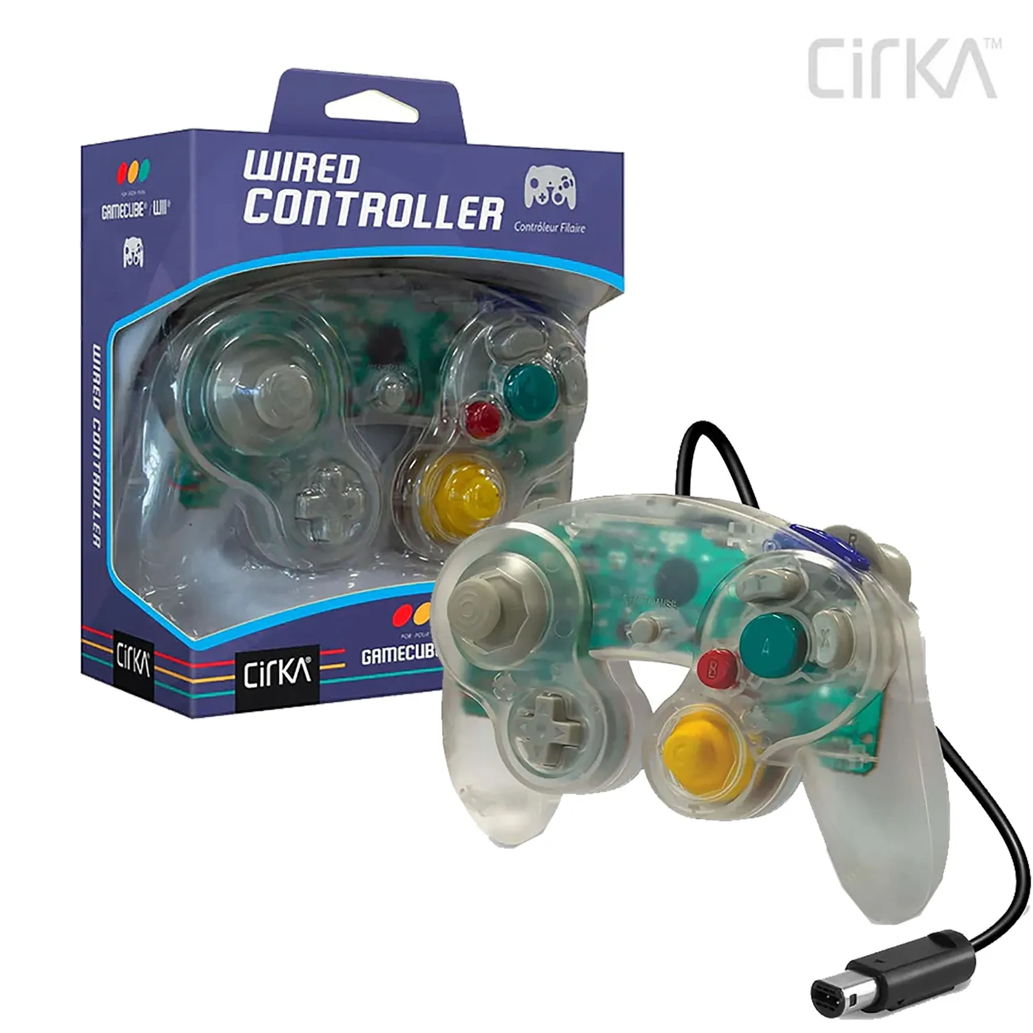 Hyperkin CirKa bedrade controller GameCube transparant