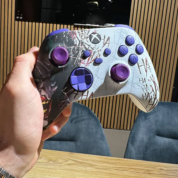 Clever Custom Purple Joker Xbox-controller paars draadloos