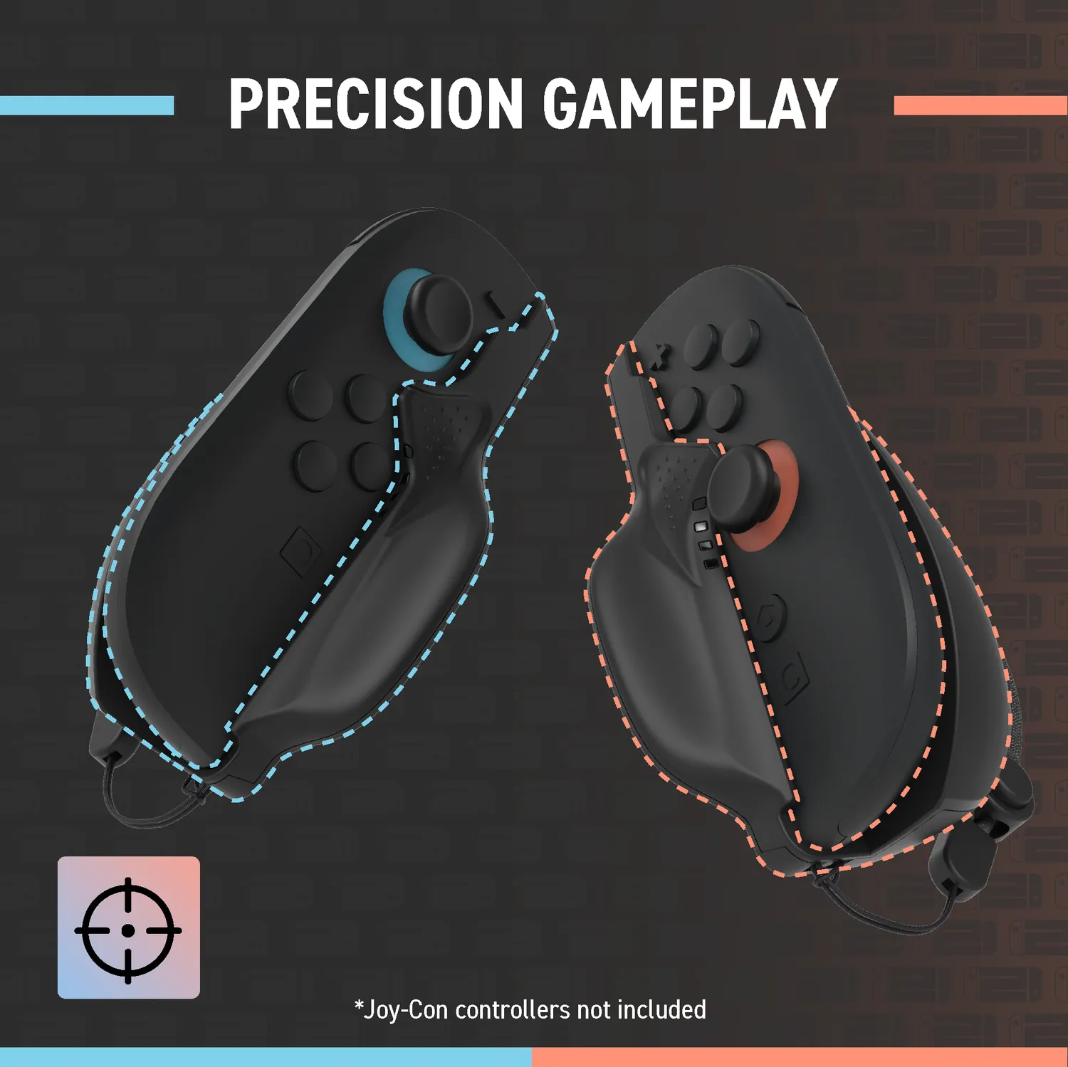 Hyperkin Joy-Track Duo muisbevestiging zwart Switch 2 Joy-Con 2