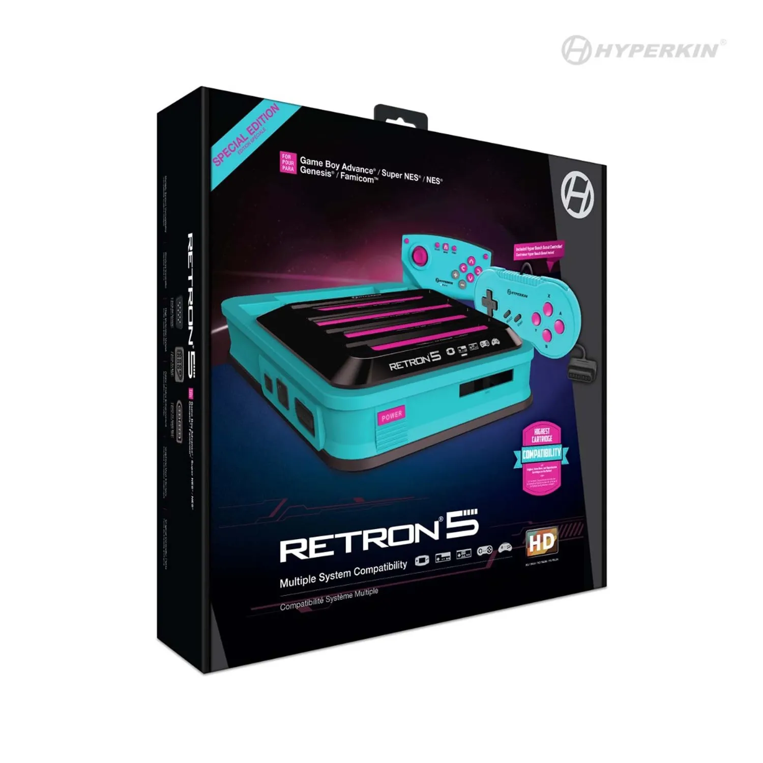 Hyperkin RetroN 5 spelcomputer Hyper Beach HDMI 10-in-1