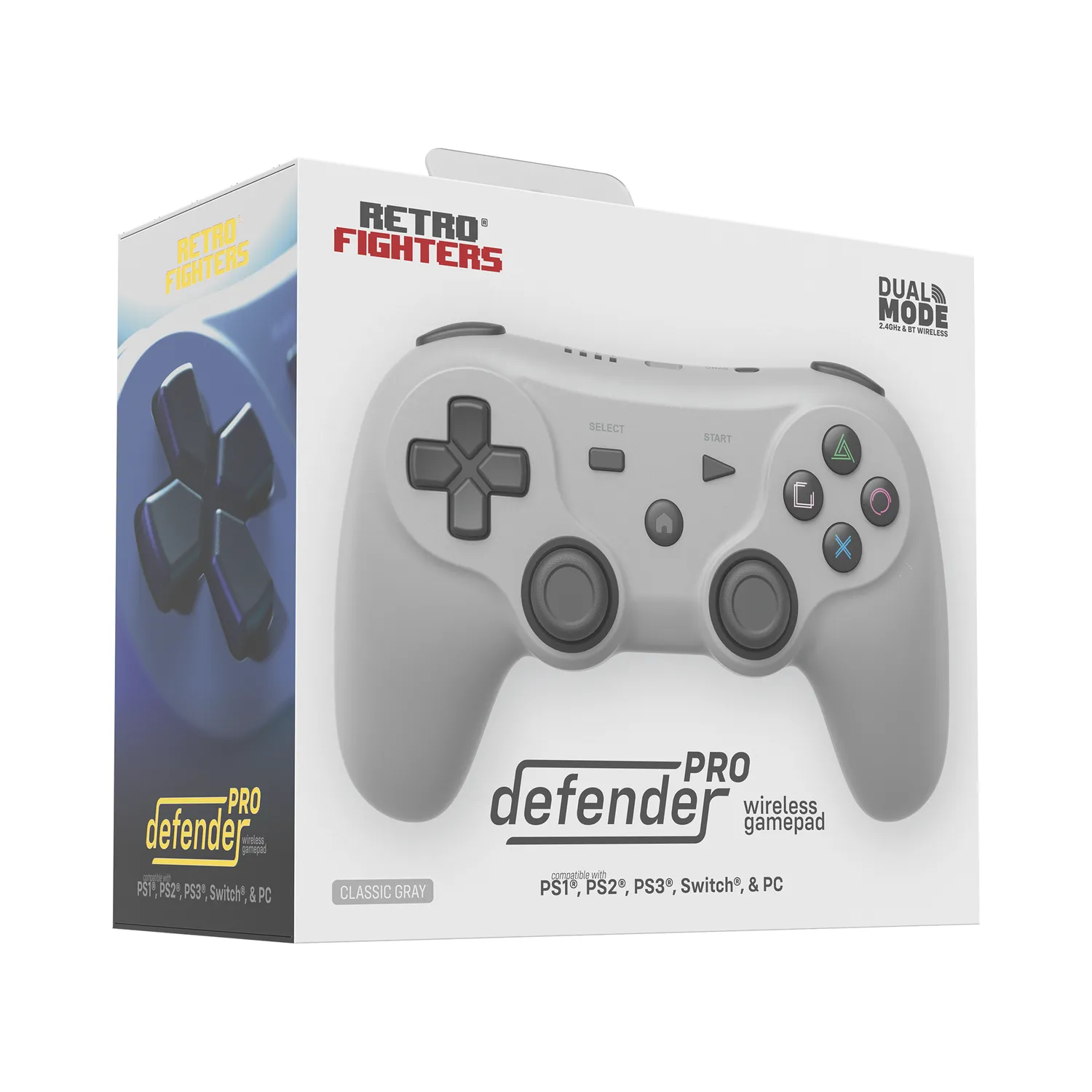 Hyperkin Defender Pro draadloze controller grijs