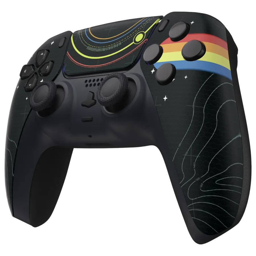Clever Gaming Rainbow Universe PS5 controller multicolor