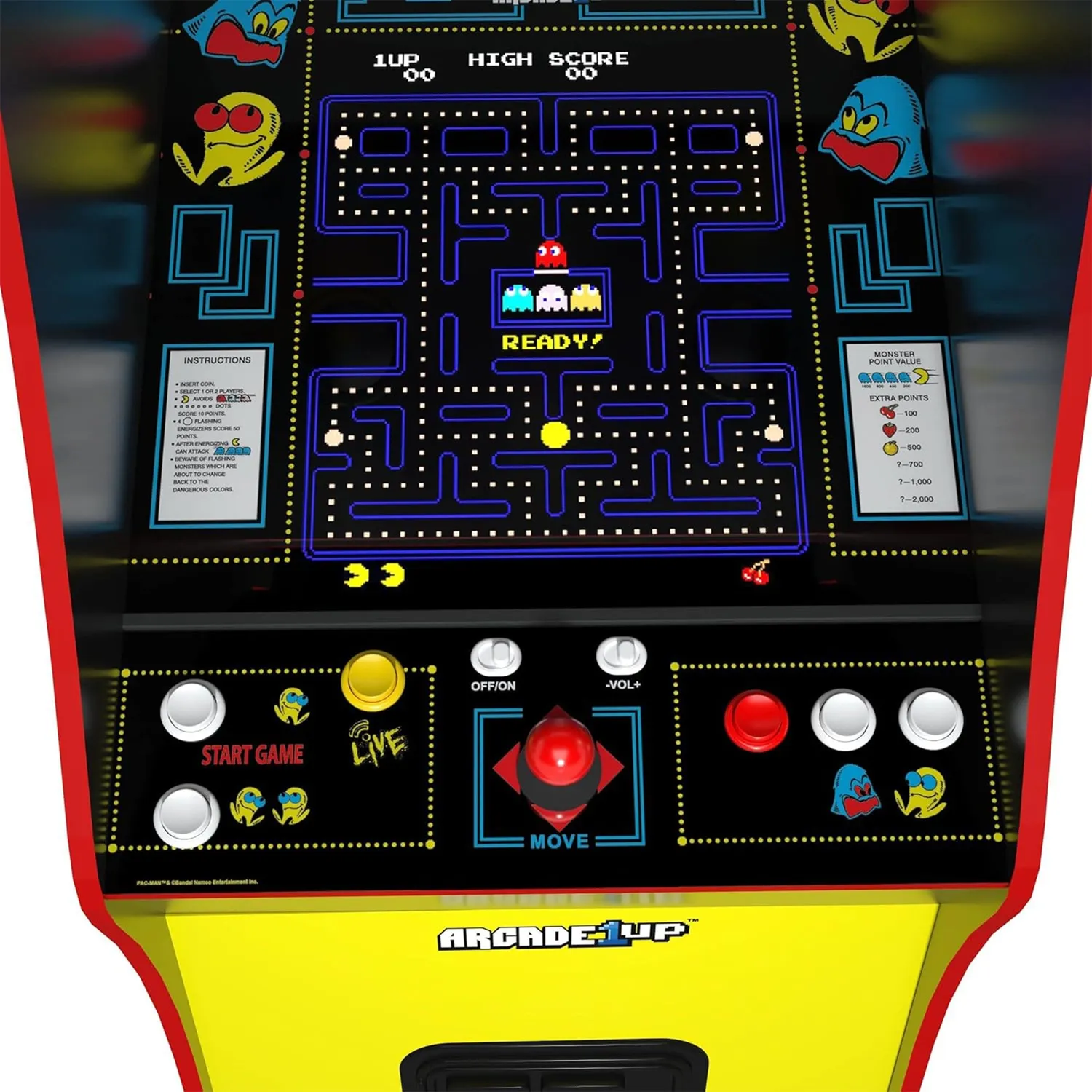 Arcade1Up Pac-Man Deluxe arcadekast 17 inch 14 games