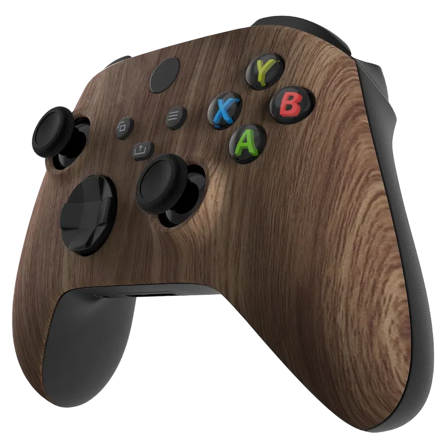 Clever Gaming Wooden Xbox controller houtlook