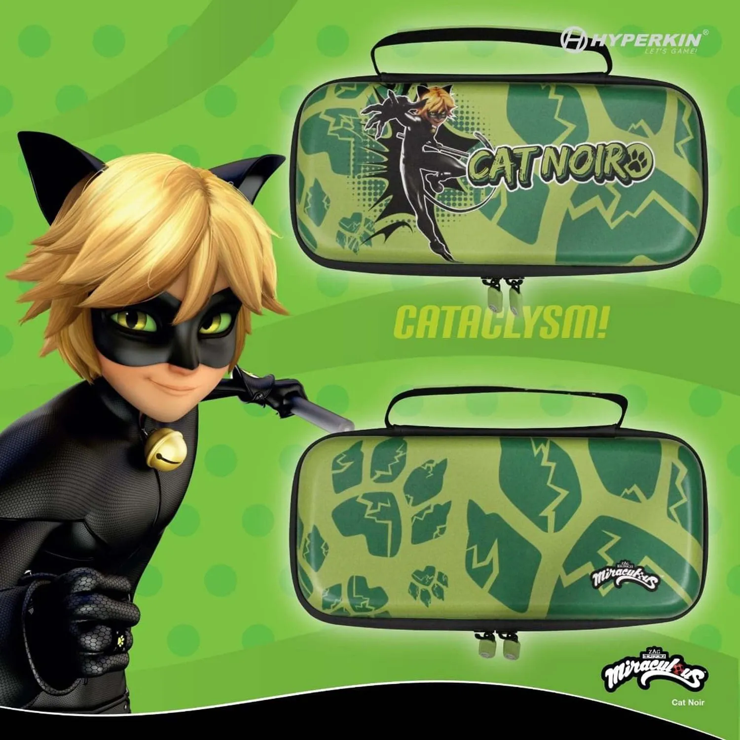 Hyperkin Miraculous hoes Switch Cat Noir hardcase