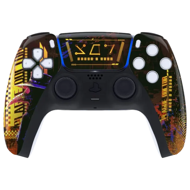 Clever Gaming Neon Circuit PS5 controller neon zwart