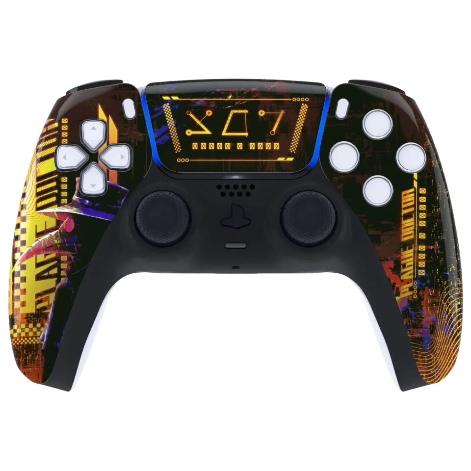 Clever Gaming Neon Circuit PS5 controller neon zwart
