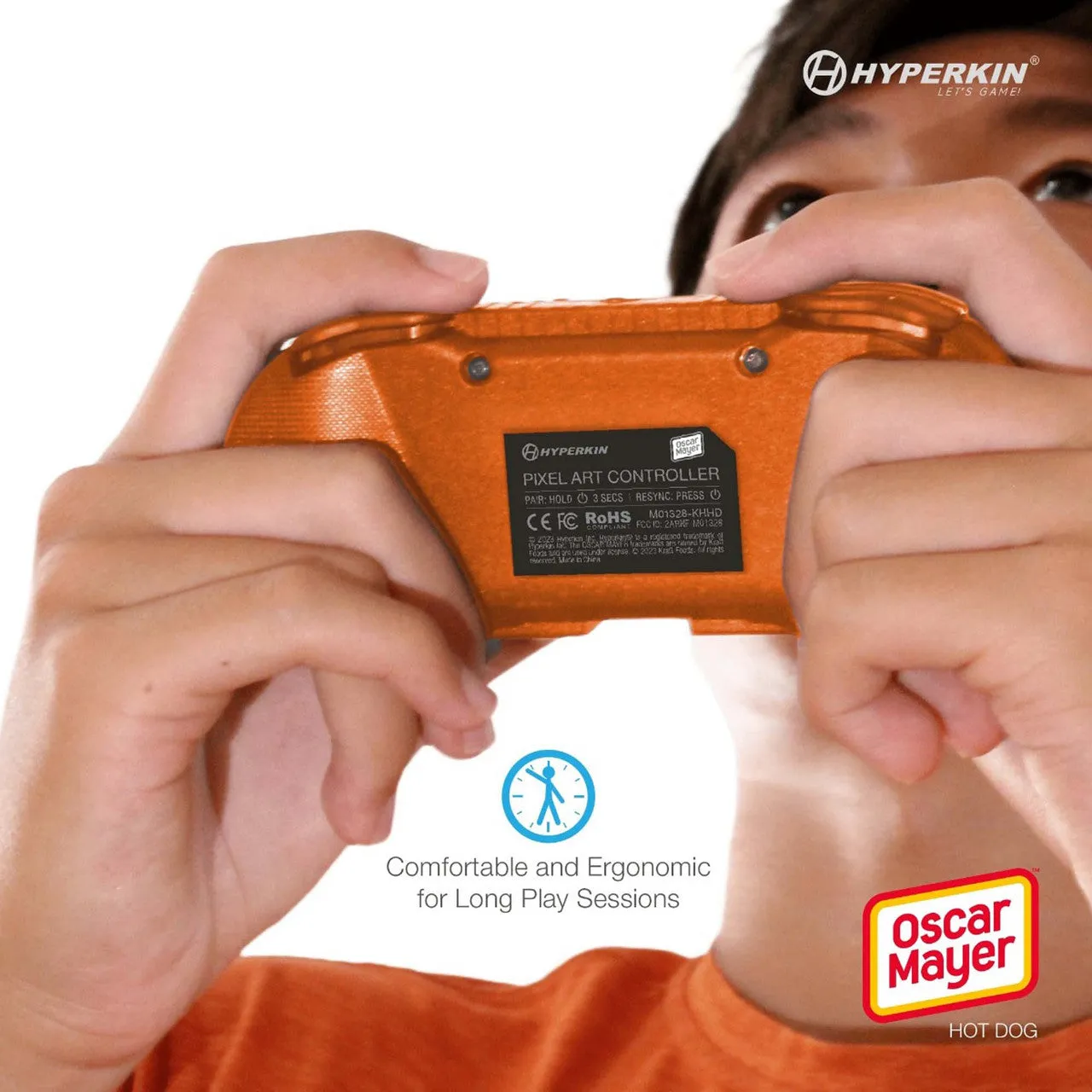 Hyperkin Pixel Art Oscar Mayer controller bluetooth editie