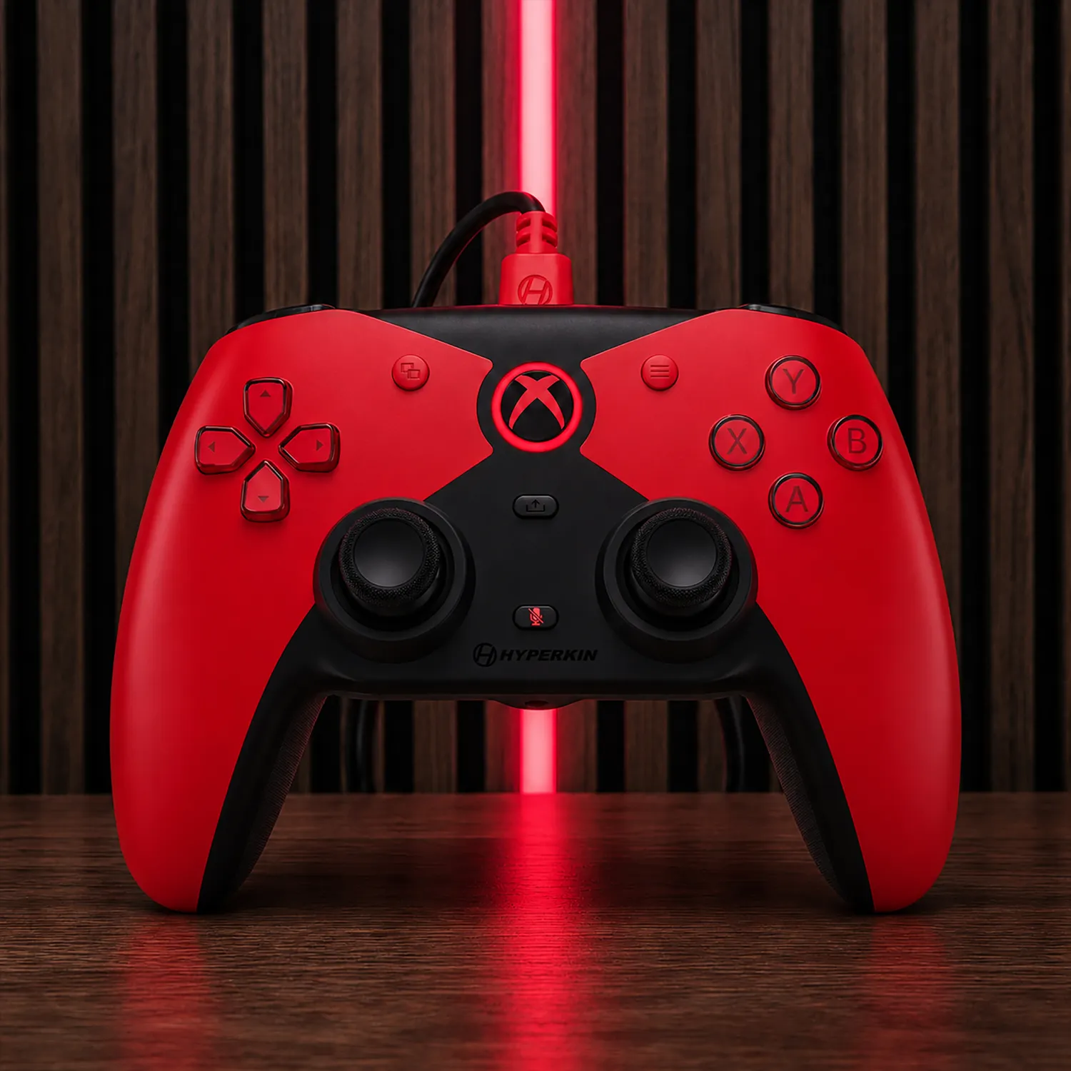 Hyperkin Competitor Xbox-controller bedraad rood