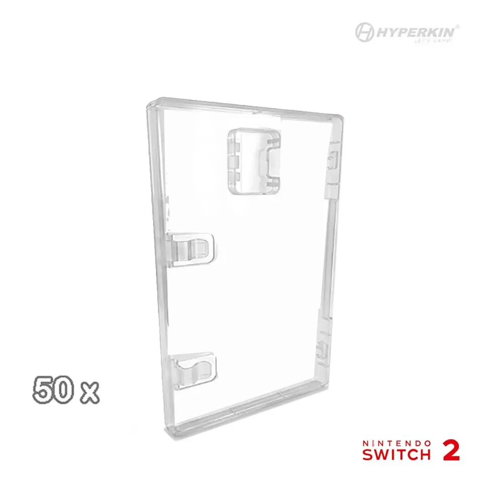 Hyperkin 50x Game Case cartridge hoesjes transparant 50 stuks