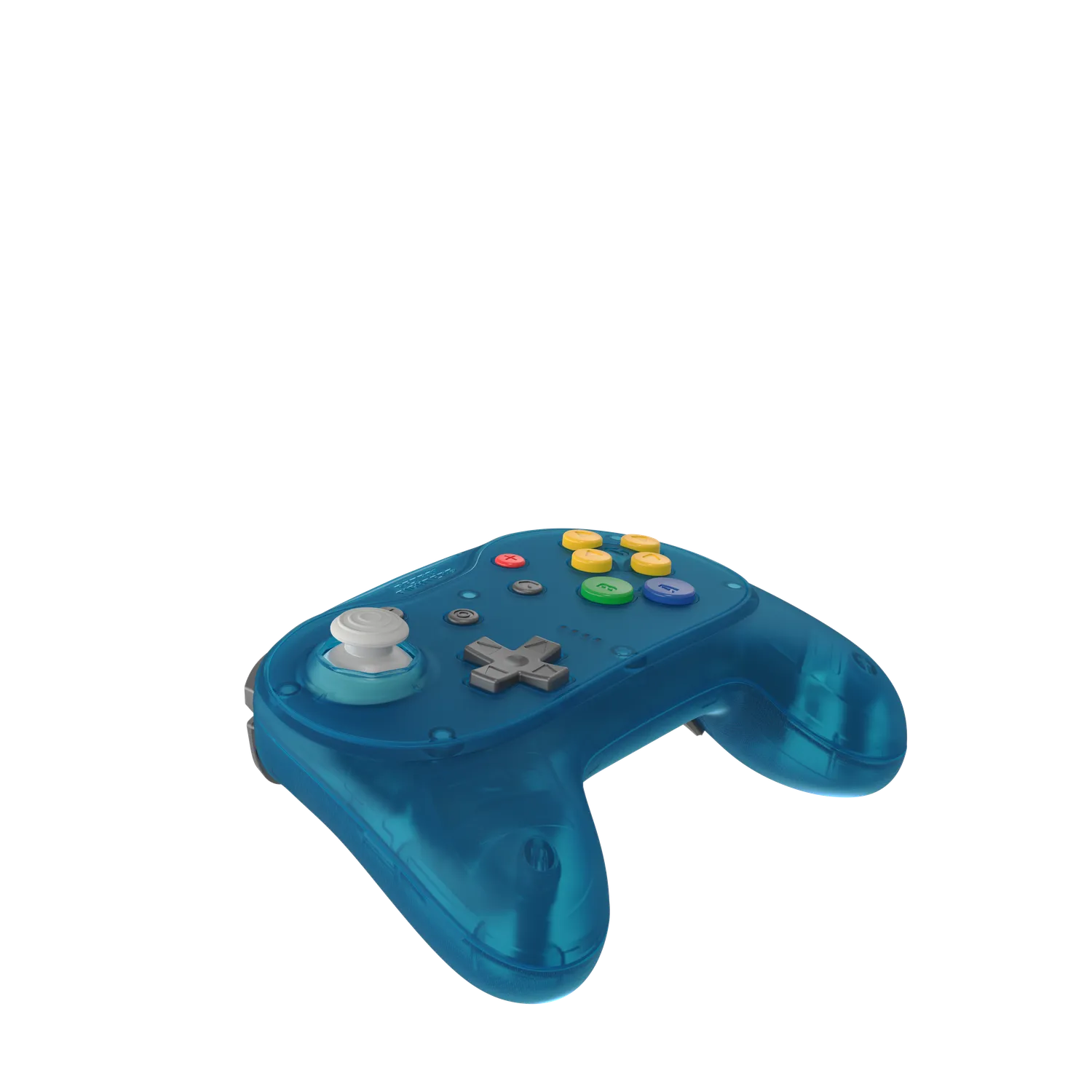 Hyperkin Brawler64 Pro Wireless Controller ice blue N64 hall-effect