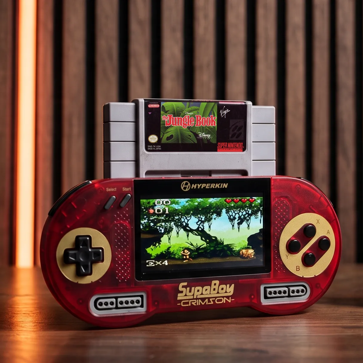 Hyperkin SupaBoy Portable handheld console Crimson voor SNES