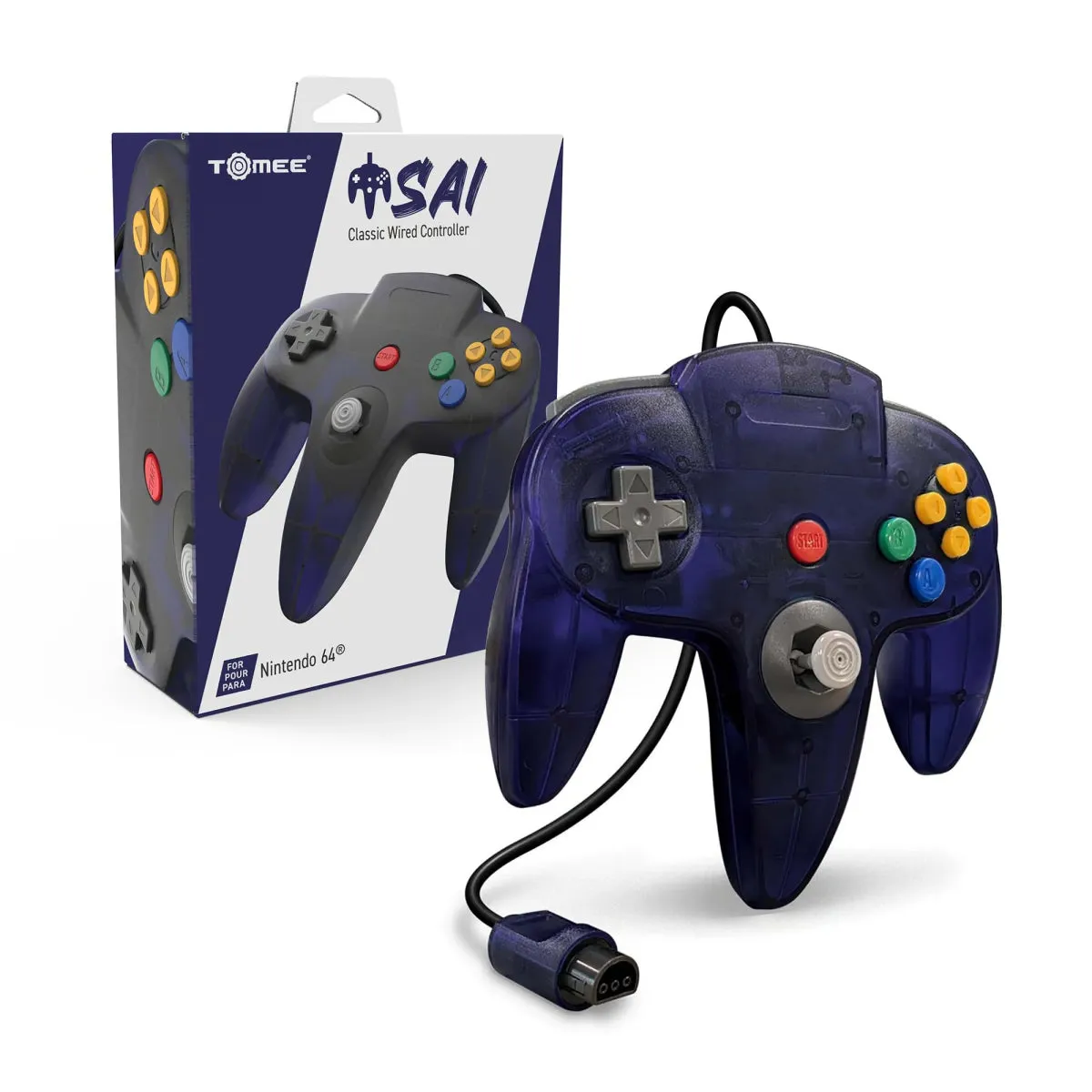 Hyperkin N64 controller bedraad Grape paars
