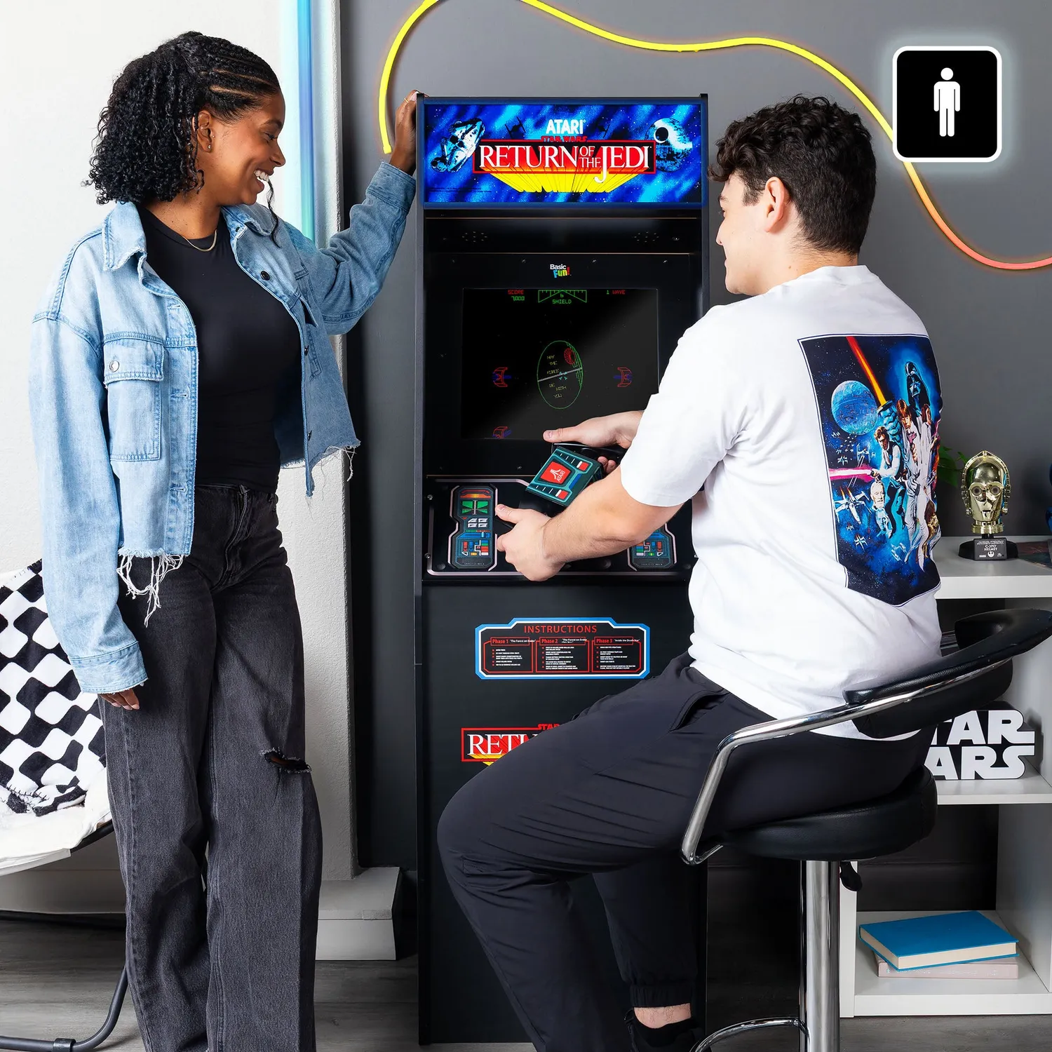 Arcade1Up Ultra Series Atari Star Wars arcadeautomaat yoke