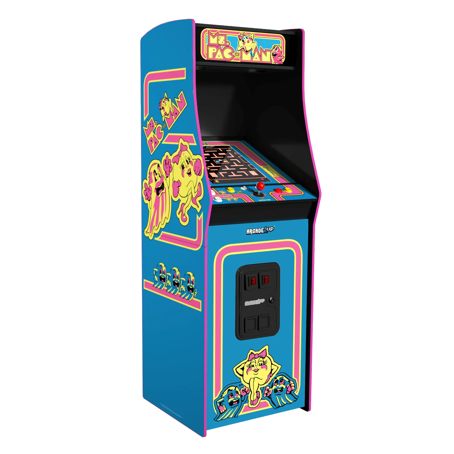 Arcade1Up Ms. Pac-Man Deluxe arcadekast 17 inch 7 games