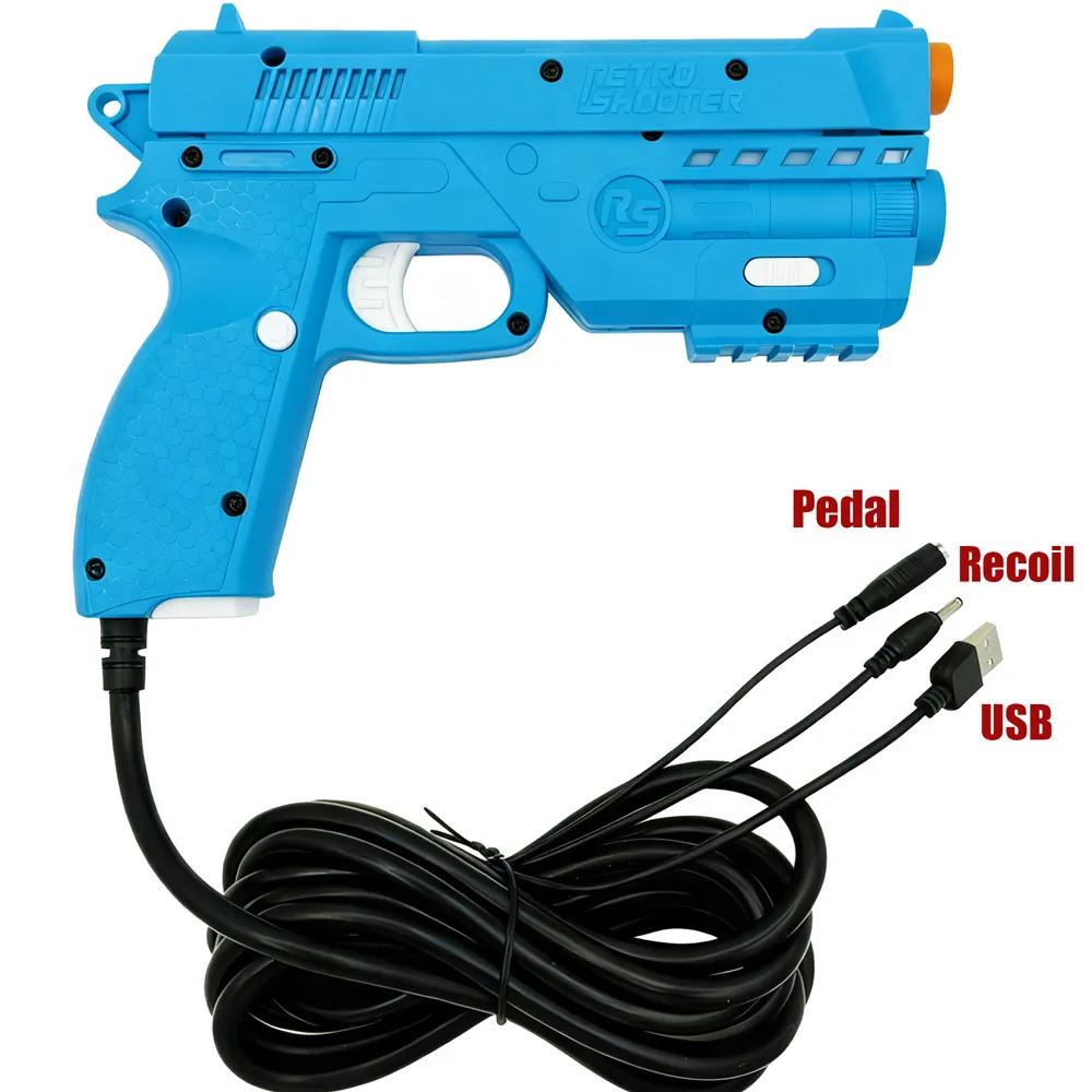 Retro Shooter RS3 Reaper Pro Lightgun 2 Stuks Roze-Blauw