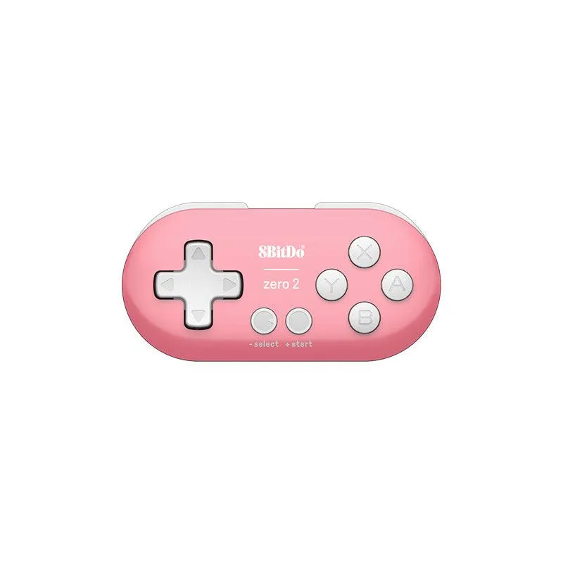 8BitDo Zero 2 mini controller geel bluetooth 2D-games