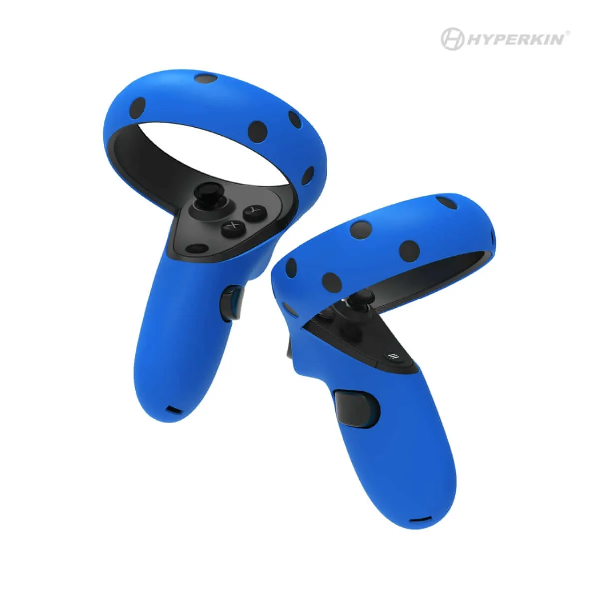 Hyperkin GelShell Touch siliconen hoes blauw 2-pack 2e gen