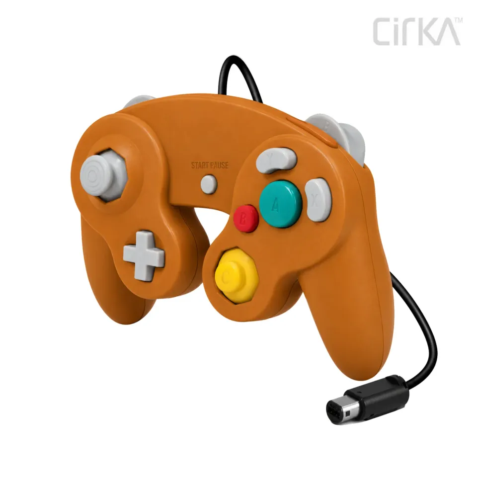 Hyperkin CirKa bedrade controller oranje GameCube Wii