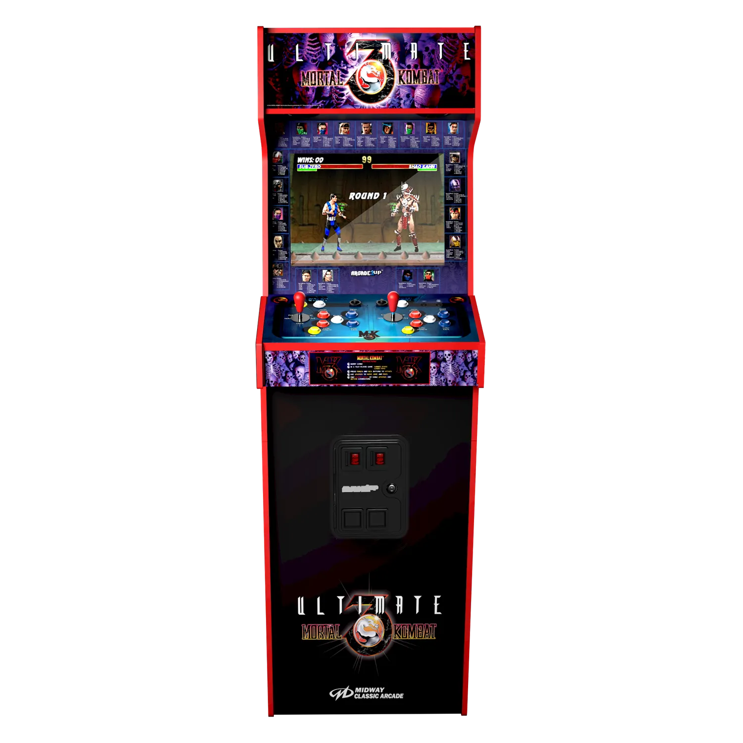 Arcade1Up Ultimate Mortal Kombat 3 Supreme arcadekast 19 inch
