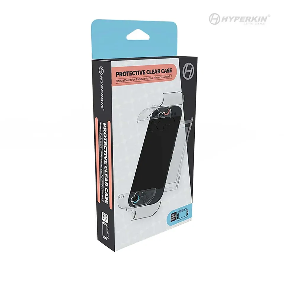 Hyperkin Nintendo Switch 2 hoes transparant clear case