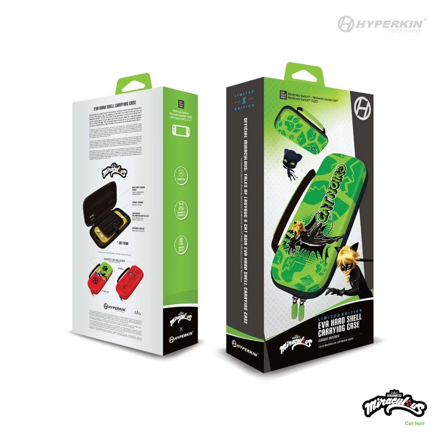 Hyperkin Miraculous hoes Switch Cat Noir hardcase