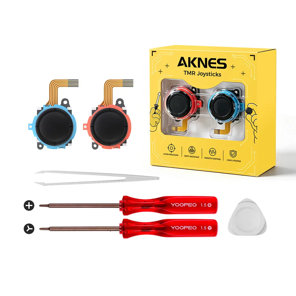 Aknes AK207 TMR joystick Switch 2 neon blauw rood driftvrij