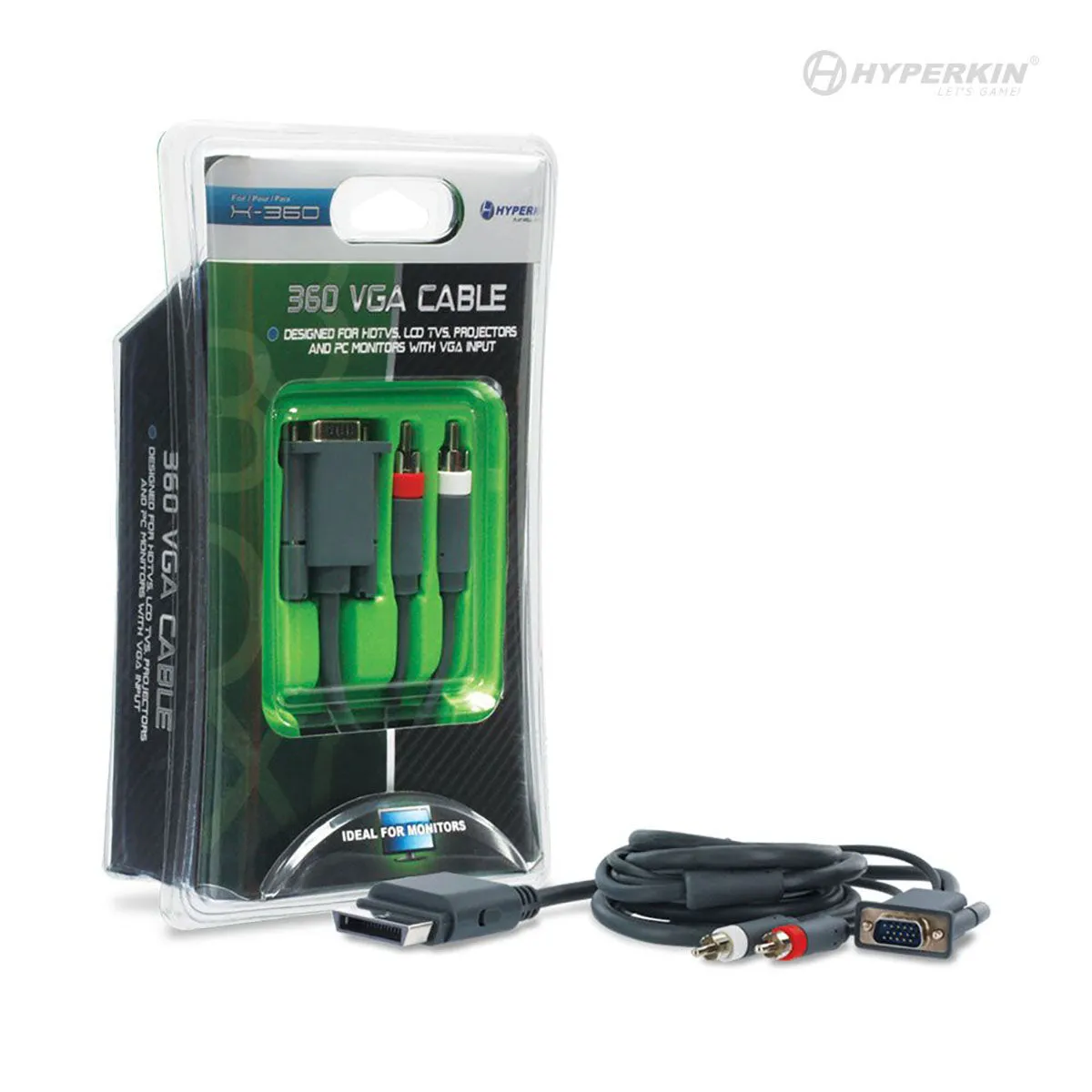Hyperkin HD VGA-kabel voor Xbox 360 HDTV Monitor