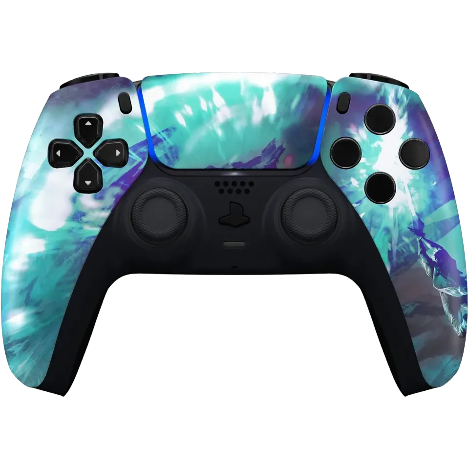Clever Gaming Frozen Fantasy PS5 controller ijsblauw