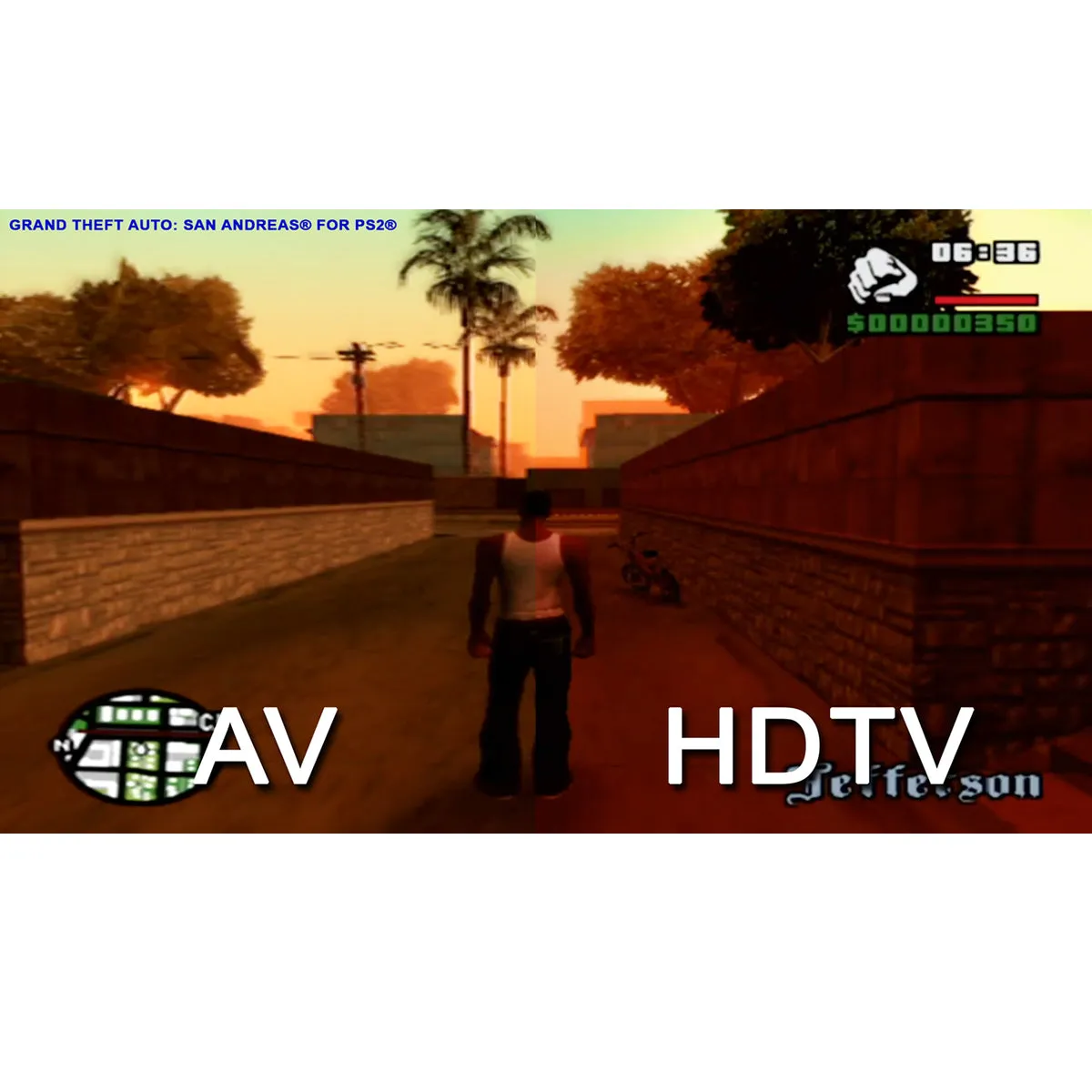 Hyperkin HDTV kabel PS2 PS1 naar HDMI beeld