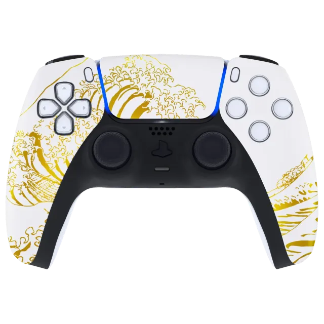 Clever Gaming White Kanagawa Wave front shell golf