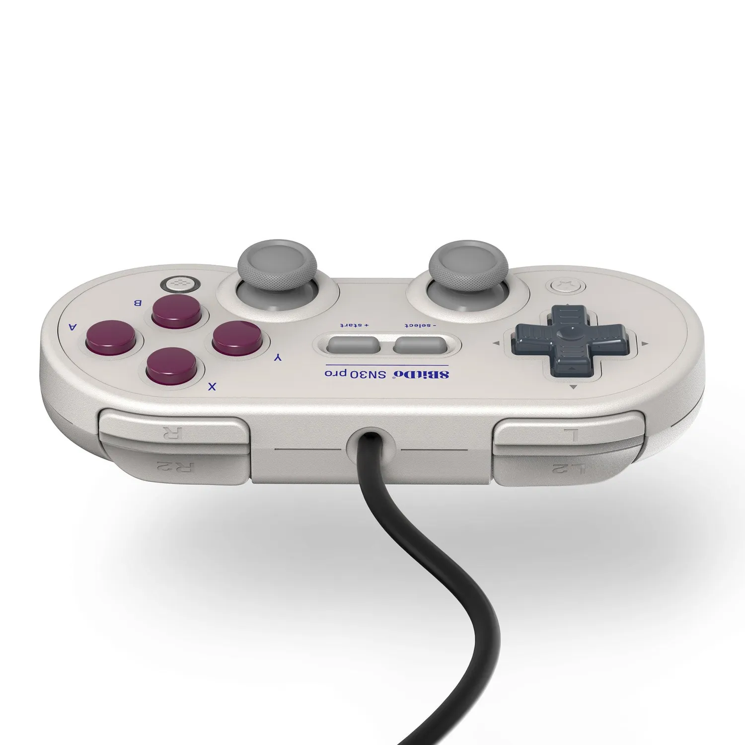 8BitDo SN30 Pro controller bedraad grijs Switch PC