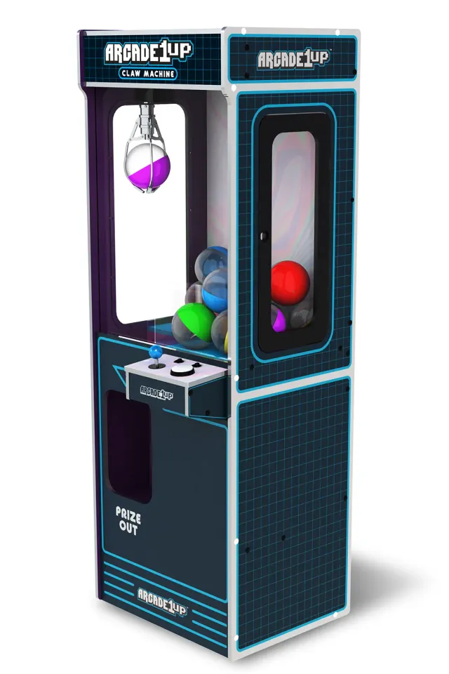 Arcade1Up Claw Machine grijpmachine met 12 capsules