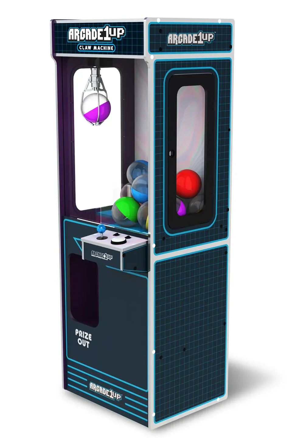 Arcade1Up Claw Machine grijpmachine met 12 capsules