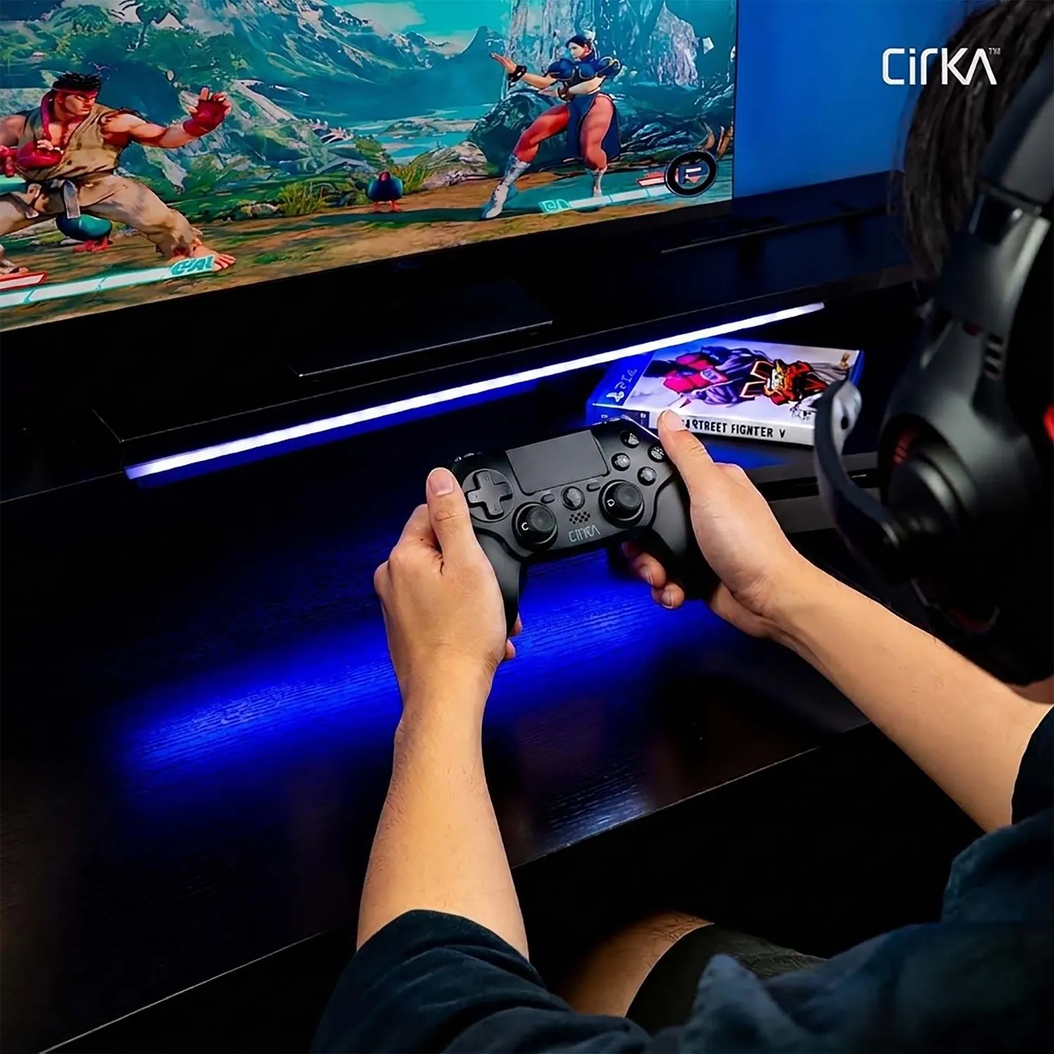 Hyperkin NuForce draadloze controller zwart PS4 PC Mac
