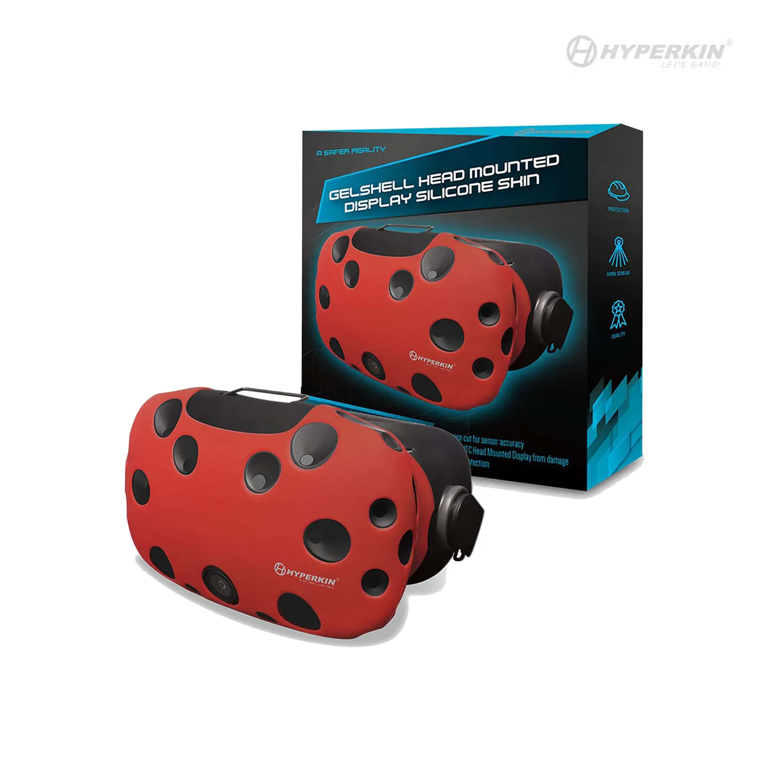 Hyperkin GelShell Headset silicone hoes rood HTC Vive
