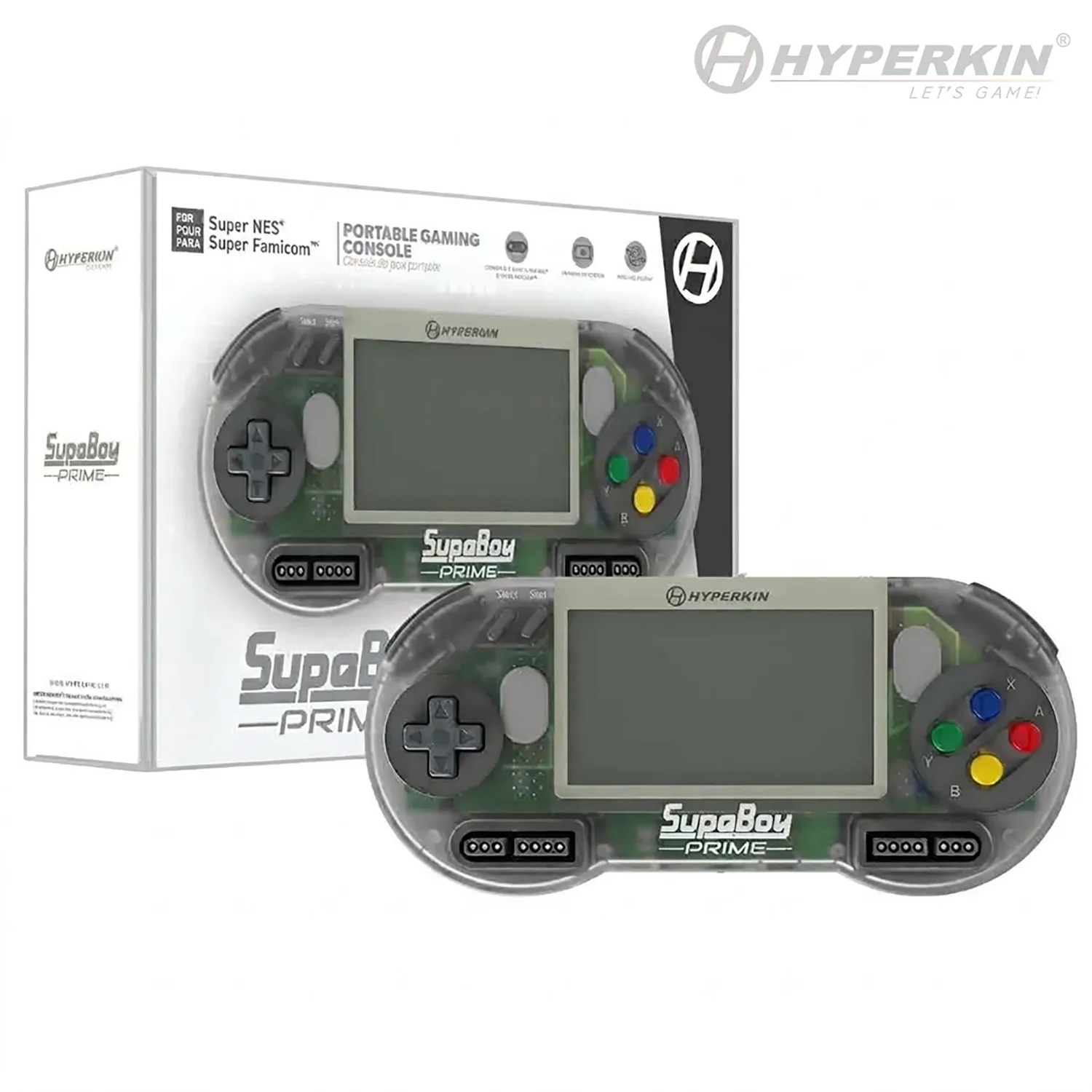 Hyperkin SupaBoy Portable handheld SNES cartridges PAL NTSC