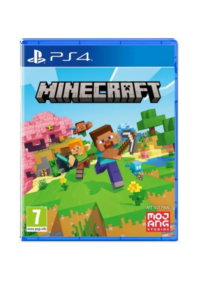PlayStation 4 Minecraft game disc sandbox