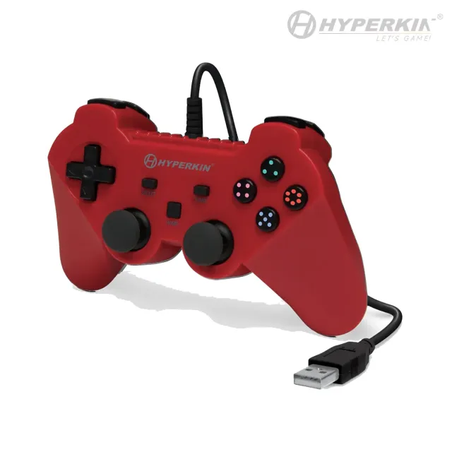 Hyperkin Brave Knight Red PS3 controller bedraad rood