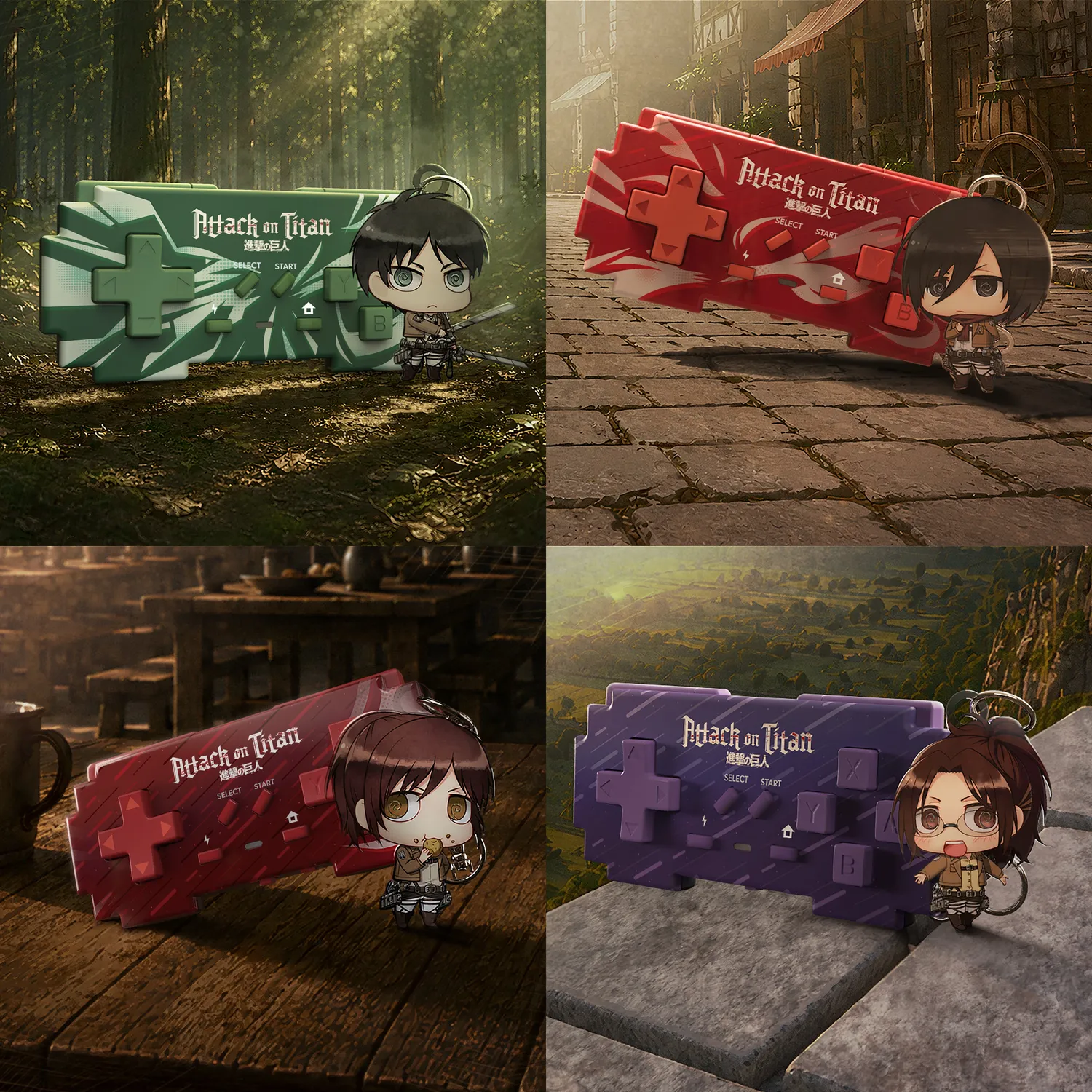 Pixelbyte Blindbox Attack on Titan controller 6-pack verrassing