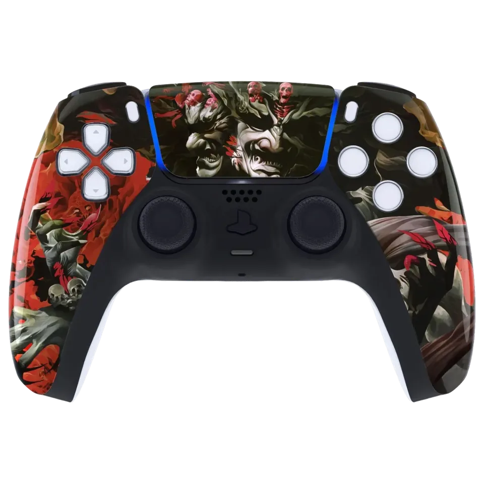 Clever Gaming Samurai front shell controller rood design