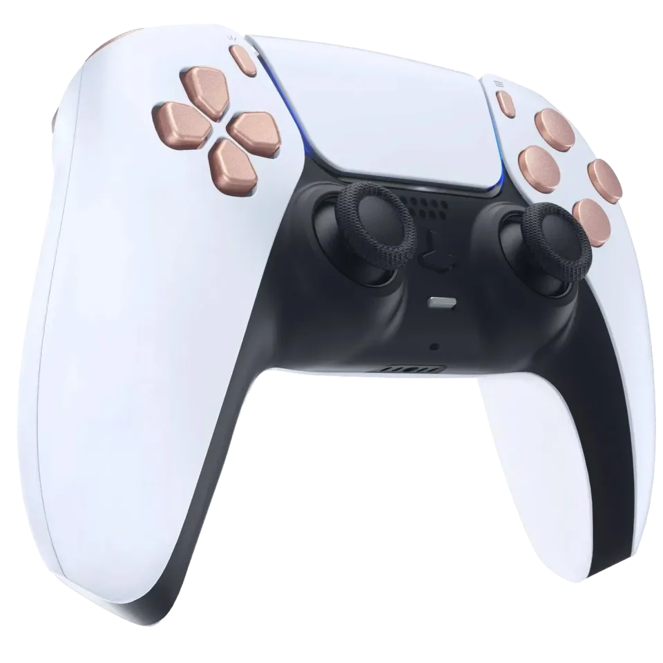 Clever Gaming button kit metallic rose gold