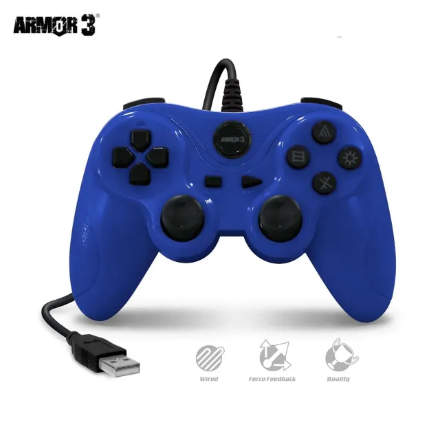 Hyperkin NuPlay PS3-controller bedraad blauw