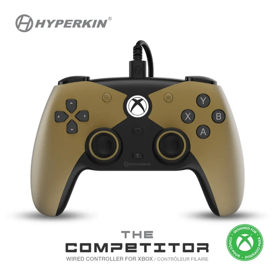 Hyperkin The Competitor Xbox controller bedraad goud