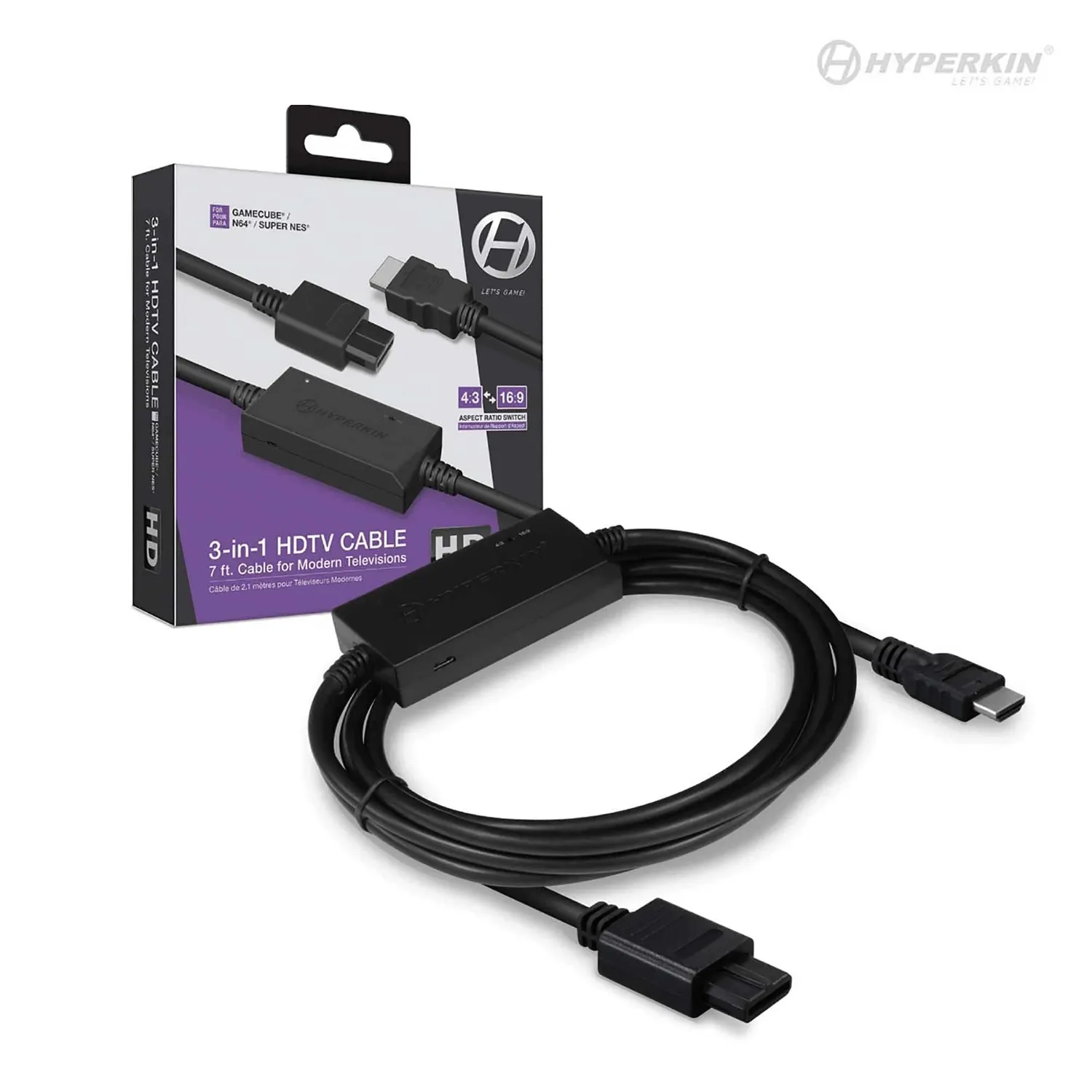 Hyperkin HDTV kabel GameCube N64 SNES 720p