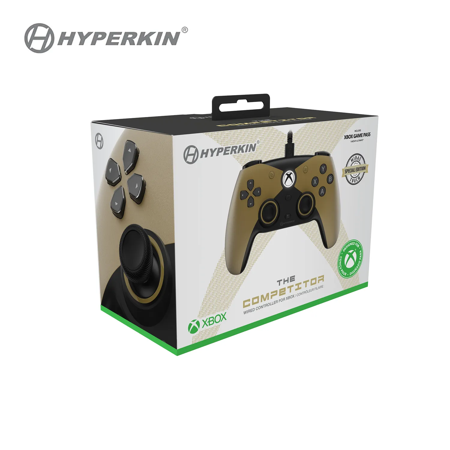 Hyperkin The Competitor Xbox controller bedraad goud