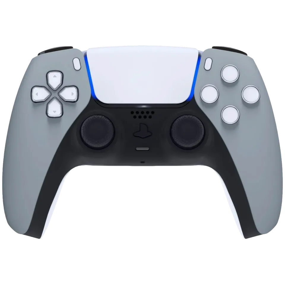 Clever Gaming Faded Gray controller front shell grijs